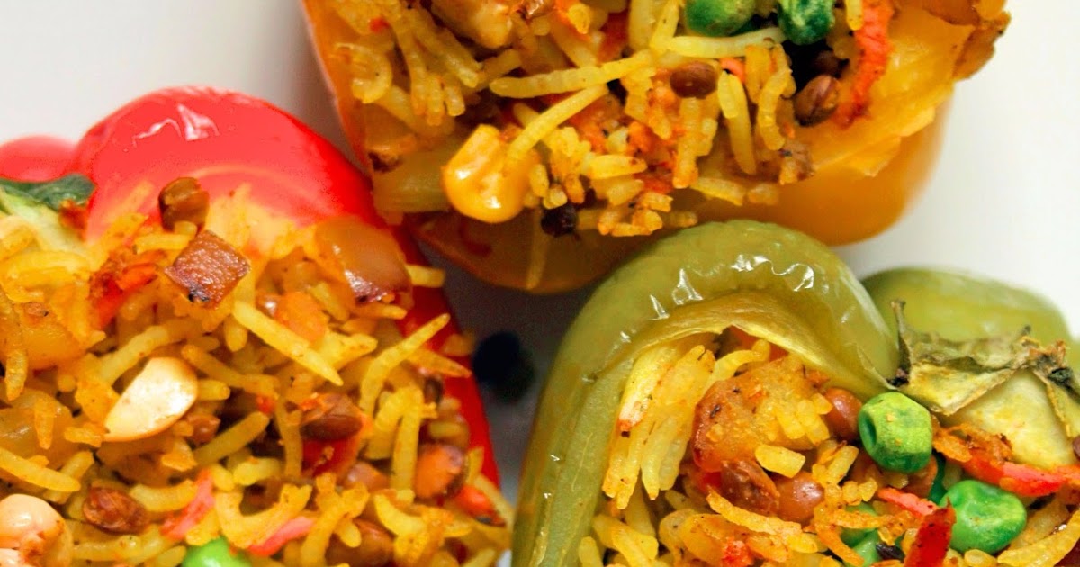 Jo and Sue Indian Inspired Stuffed Peppers