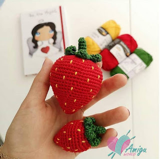 PATRON GRATIS FRESA AMIGURUMI 36765