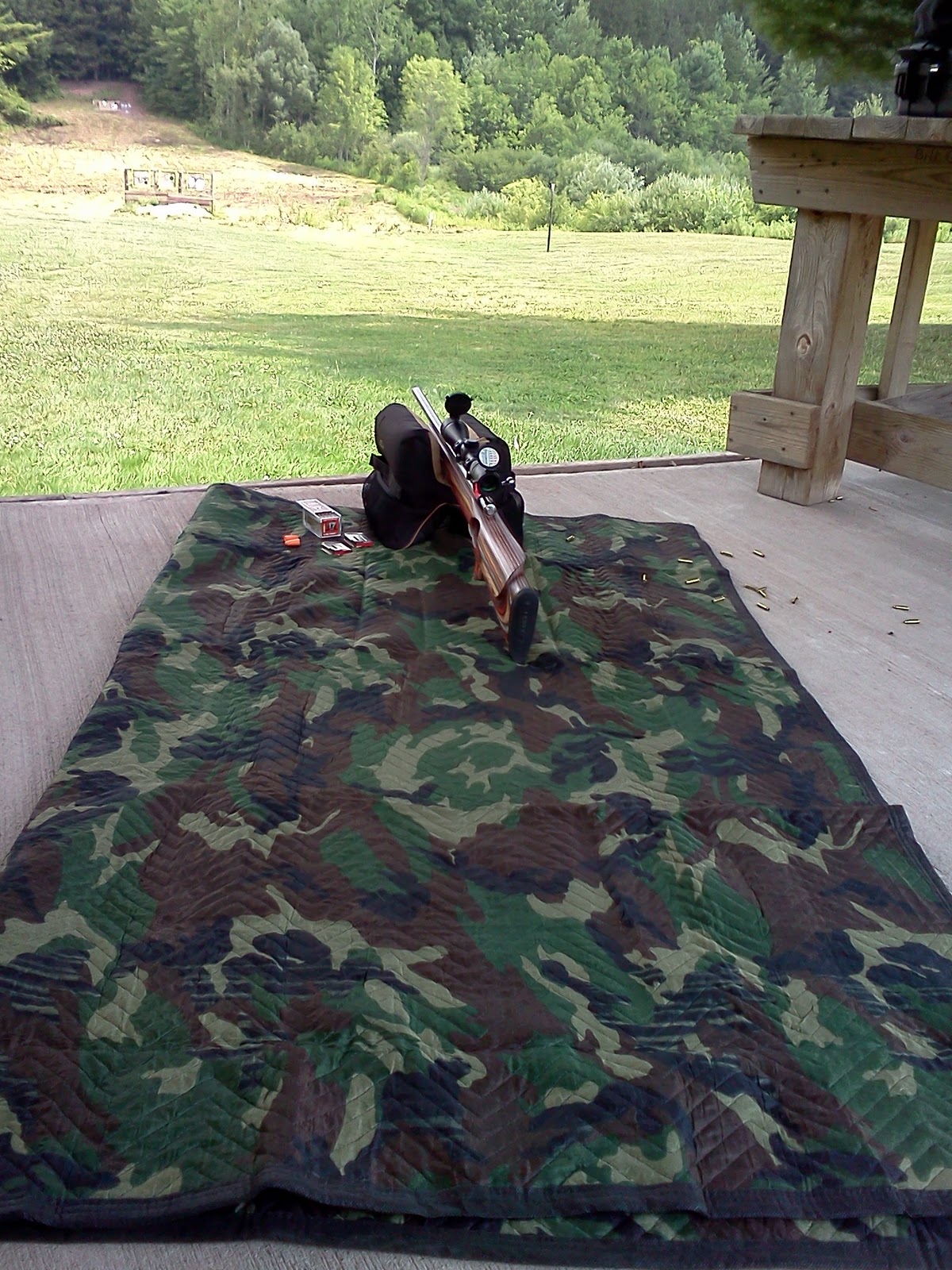 AR15 Shooter Shooting mat on a budget
