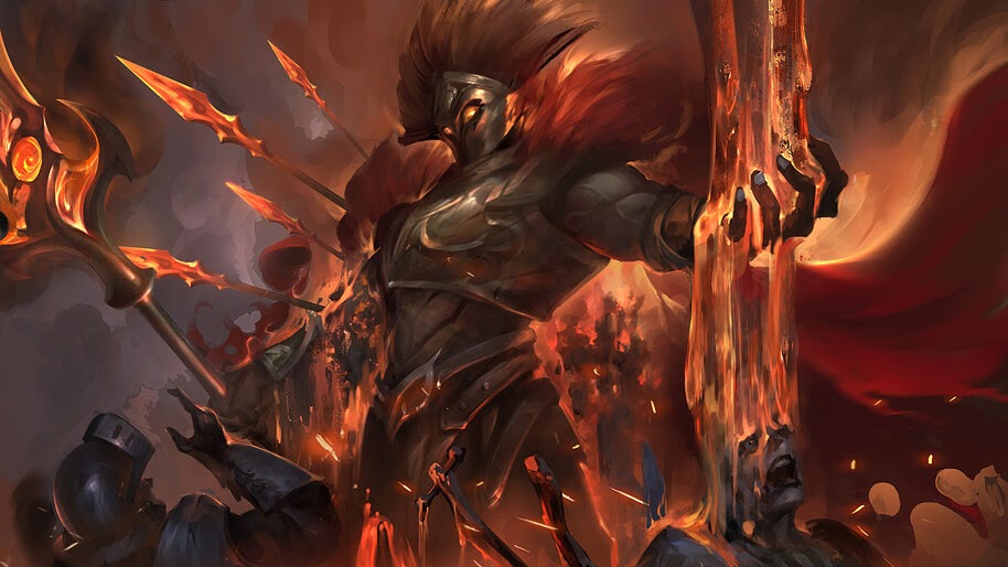 Pantheon, LoL, 4K, #5.541 Wallpaper