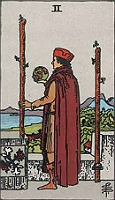 The Two of Wands - RWS The Two of Wands - RWS