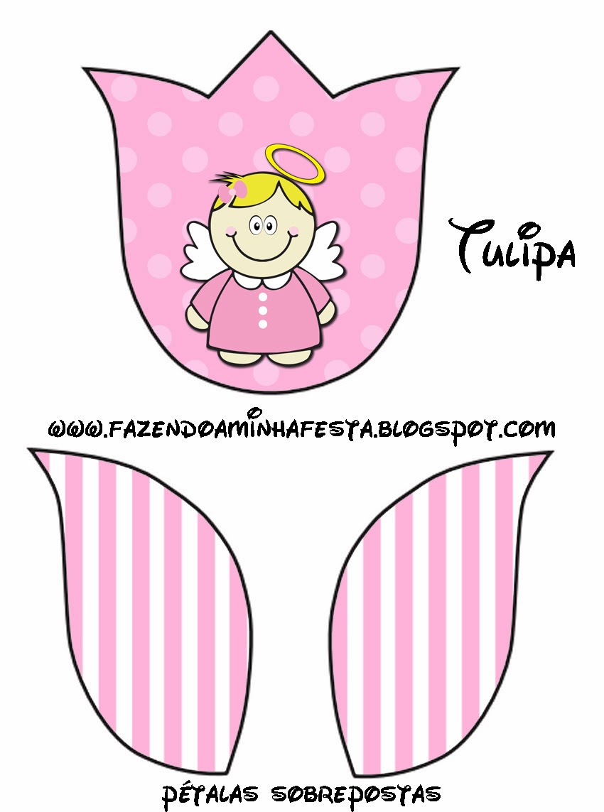 Bautismo Angelita Rubia: Tarjetas e Invitaciones para Imprimir Gratis.