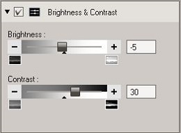 OV3 Brightness & Contrast tool