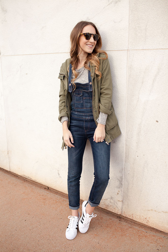 Styling overalls for the weekend