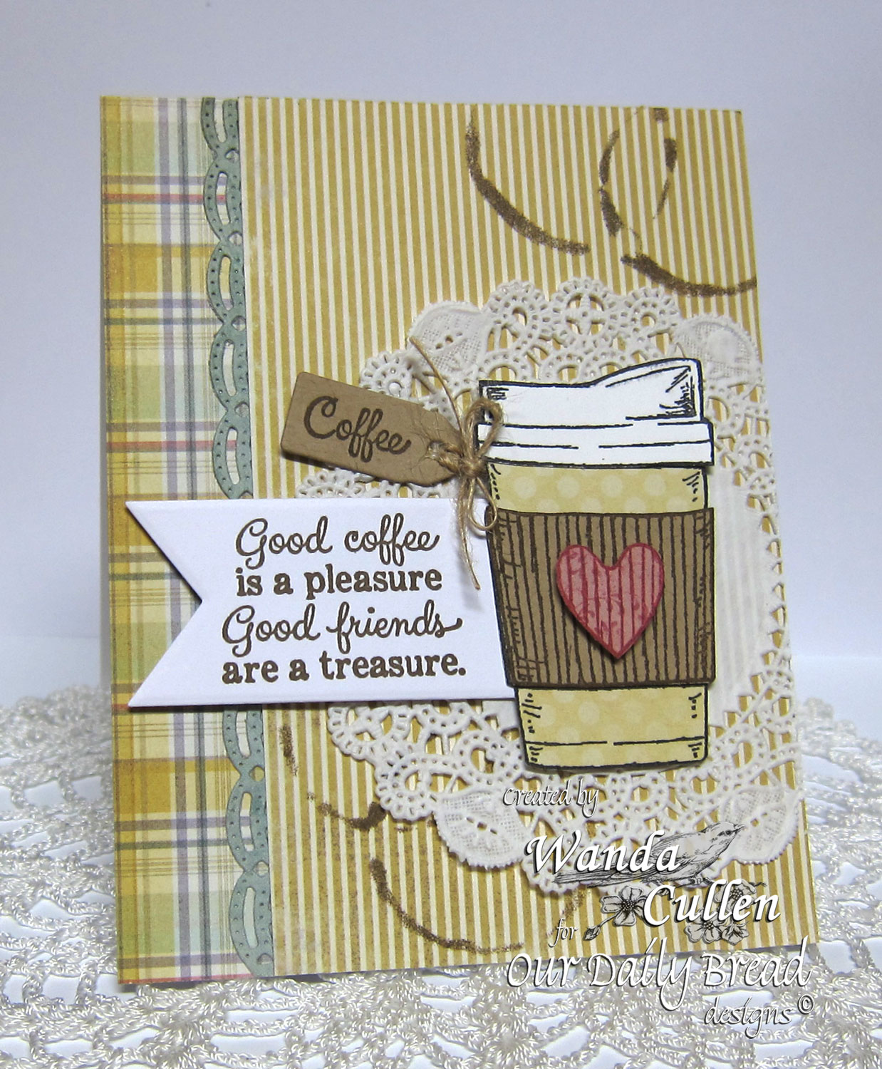 Stamps - North Coast Creations Warm My Heart, Our Daily Bread Designs Custom Beautiful Borders Dies
