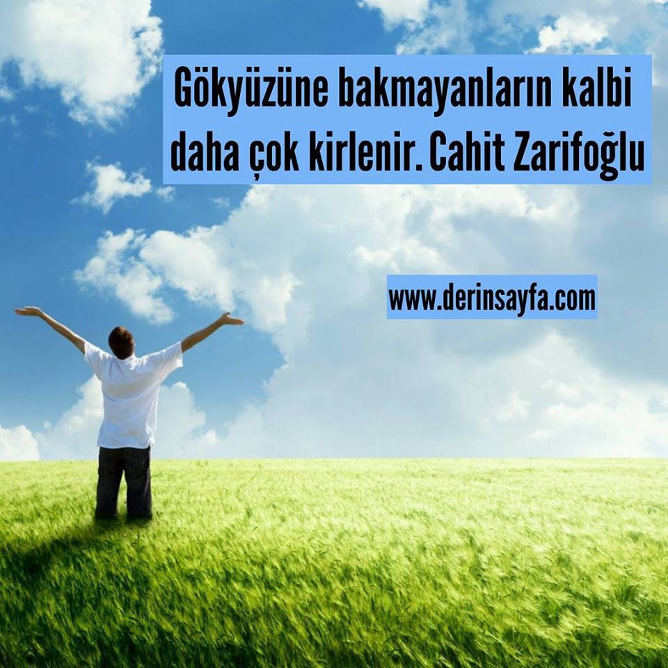 Cahit Zarifoğlu sözleri / resimli güzel sözler dini