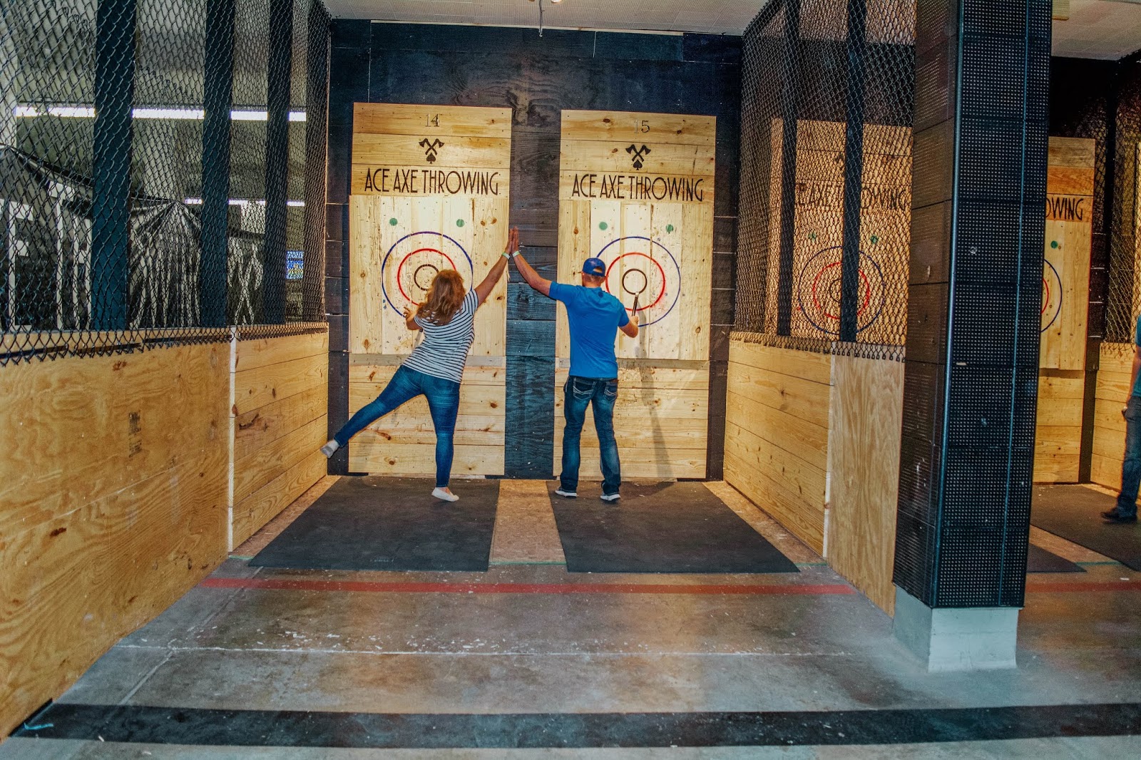 Family Bonding Over Axe Throwing Family Bonding Over Axe Throwing