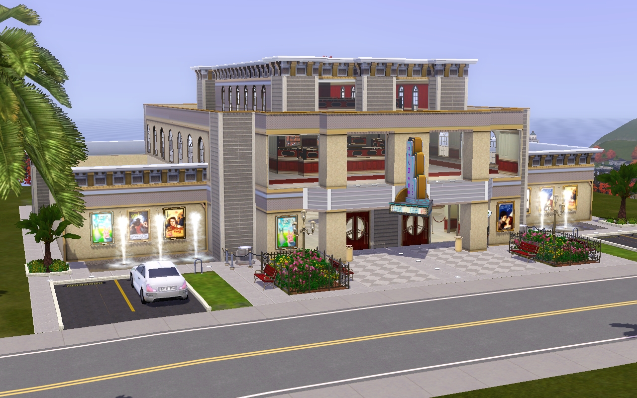 AznSensei's Sims 3 Store Blog: Le Cinema Plumbob Store Set Review
