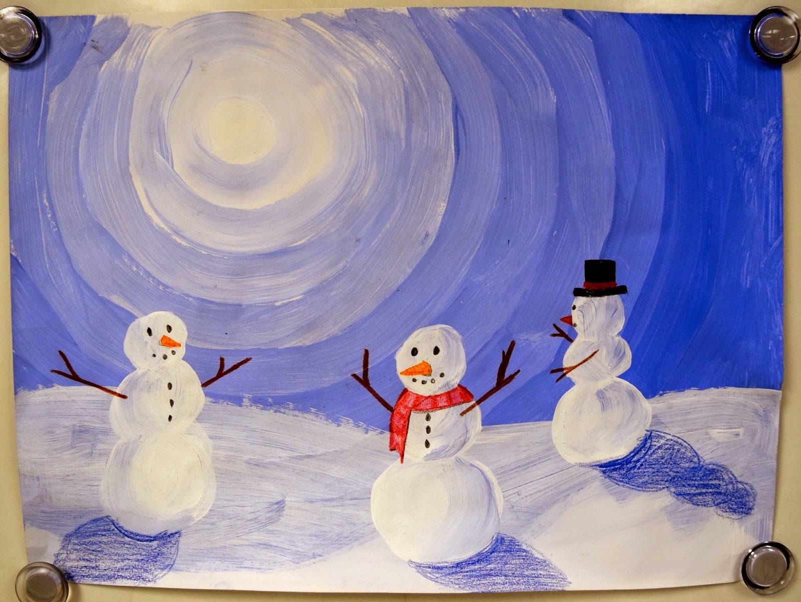 Winter Art Project Grade 2