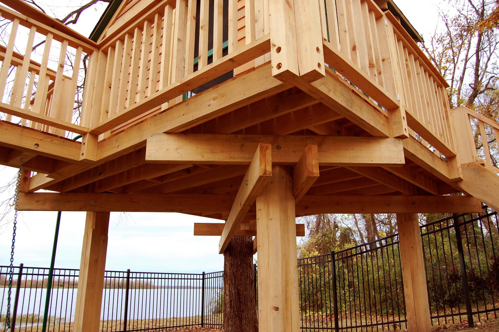 Natural State Treehouses Inc Fields Family Treehouse And Playground Natural State Treehouses Inc