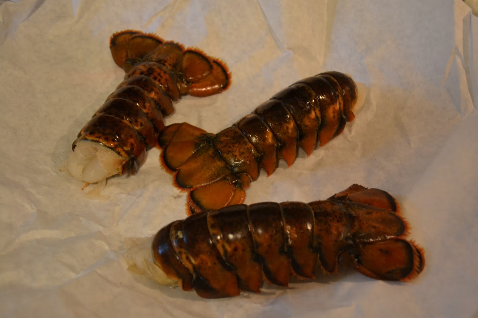 Boiled Lobster Tails