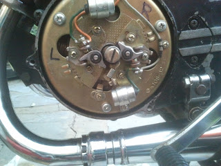 Ignition timing spot on - Yamaha Rd 125 A 1974