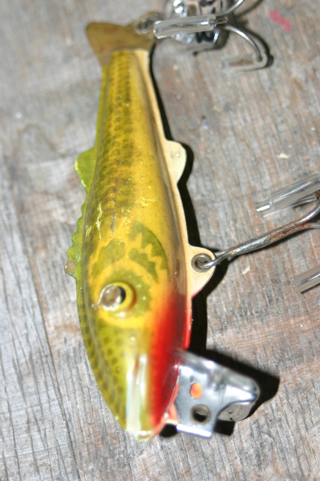 I collect old indiana made fishing lures Antique Indiana Made Fishing Lures