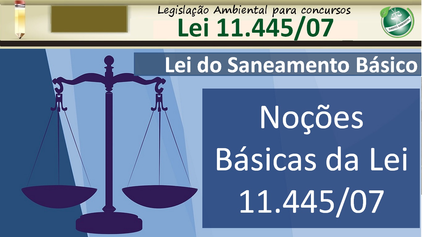 lei de saneamento 11445