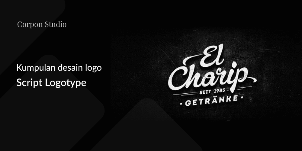 Kumpulan Desain Logo Script Logotype