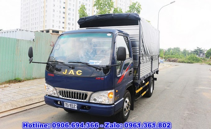 Xe tải jac 2T4 tấn chạy trong thành phố