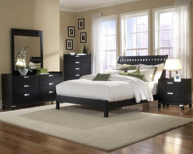 kamar tidur mewah dan nyaman dengan interior modern kamar tidur mewah dan nyaman dengan interior modern