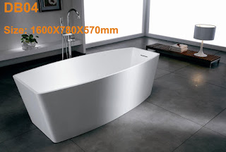 Acrylic Solid Surface Bathtub