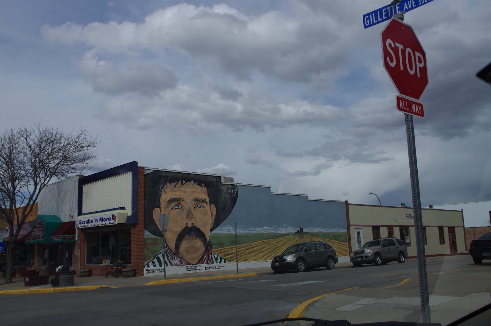 Painted Bricks Campbell County Mural, Gillette Wyoming