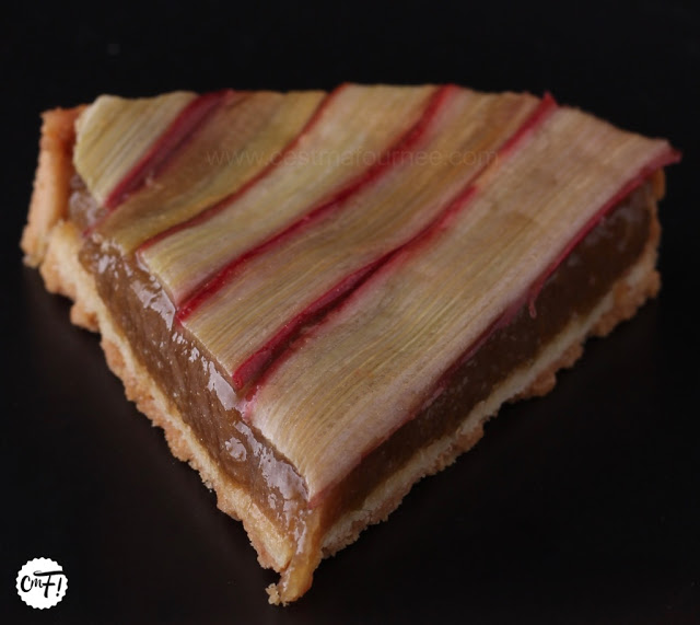Tarte Graphique A La Rhubarbe