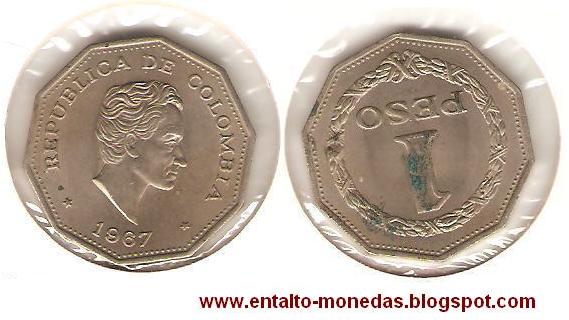 1 peso colombiano a dolar