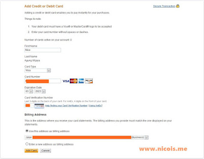 Add credit or debit card Add credit or debit card