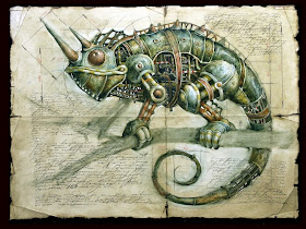 09-Vladimir-Gvozdev-Surreal-Steampunk-Animal-Drawings-www-designstack-co