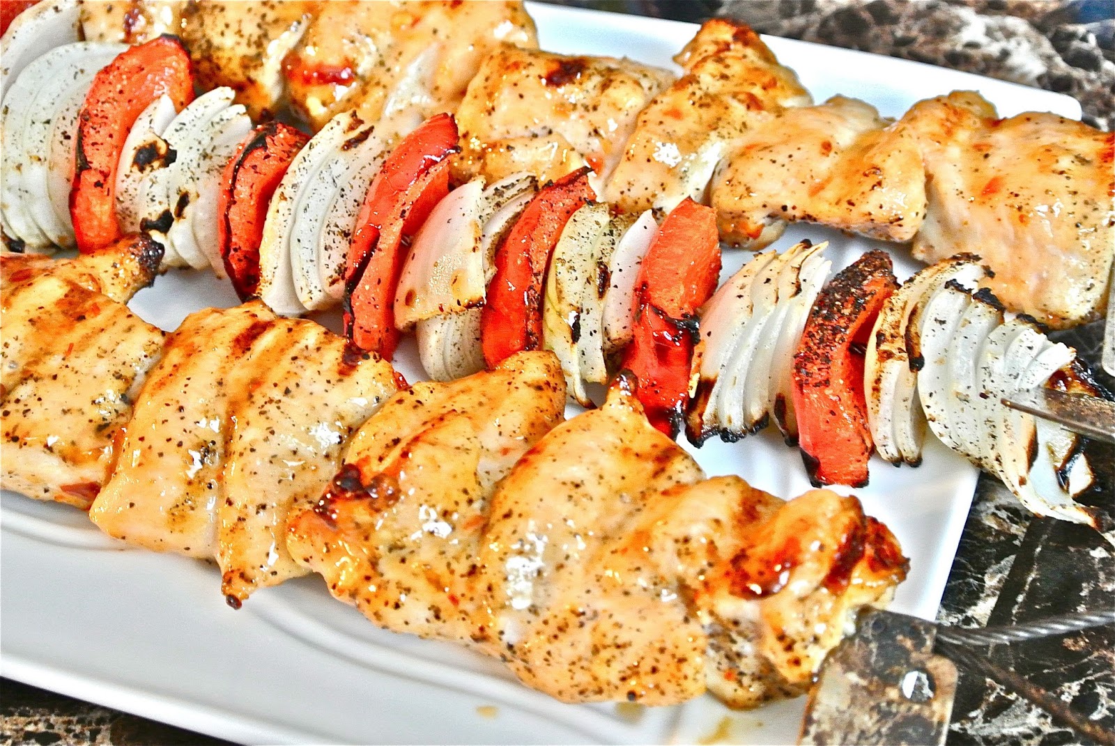 Bang Bang Chicken Skewers Recipe