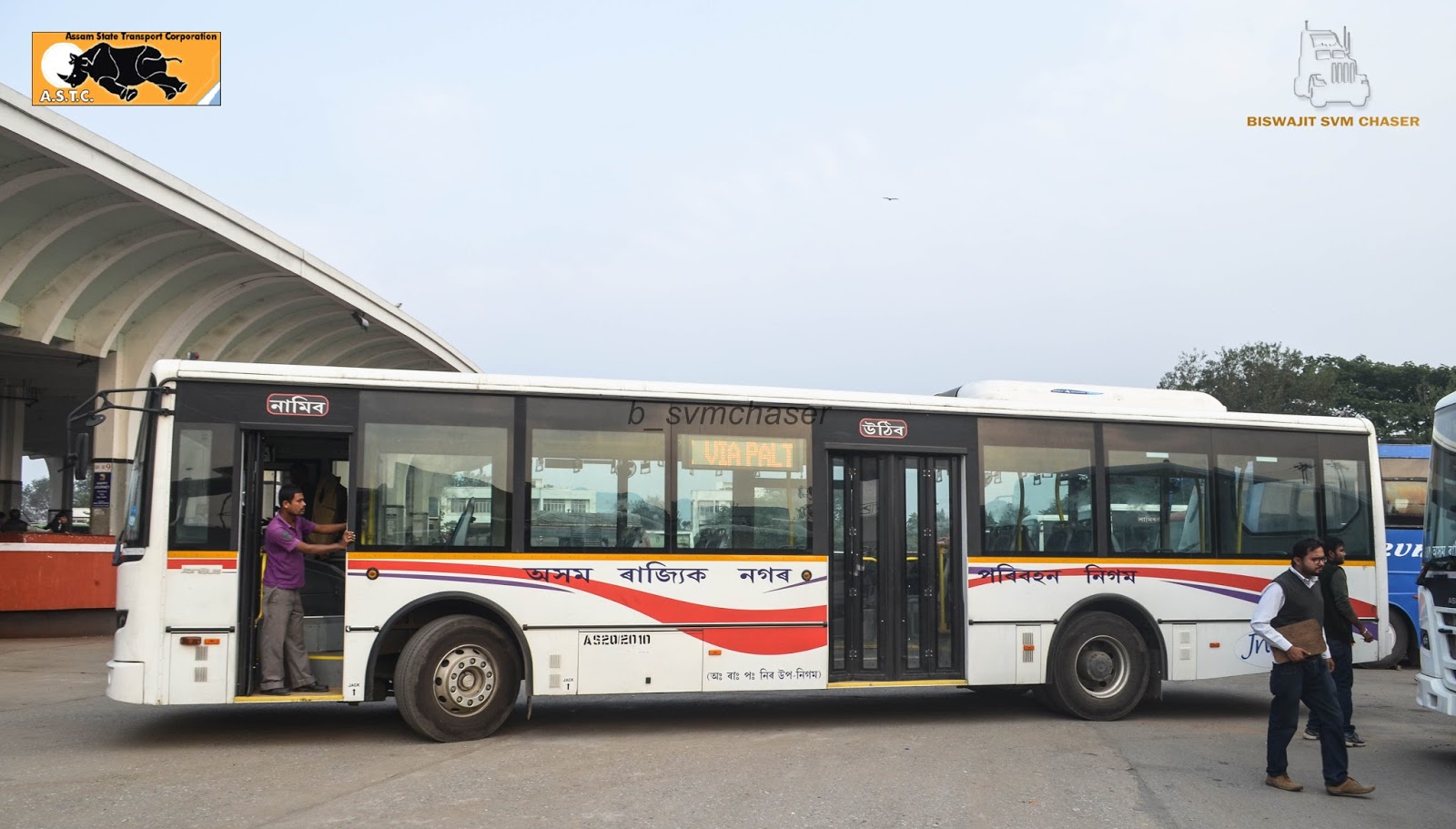ASURTC (ASTC Subsidiary) Ashok Leyland Jan Bus AC City Service at