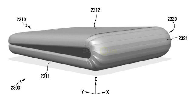 Paten smartphone lipat Samsung bocor, ungkap beberapa detail desain Paten smartphone lipat Samsung bocor, ungkap beberapa detail desain