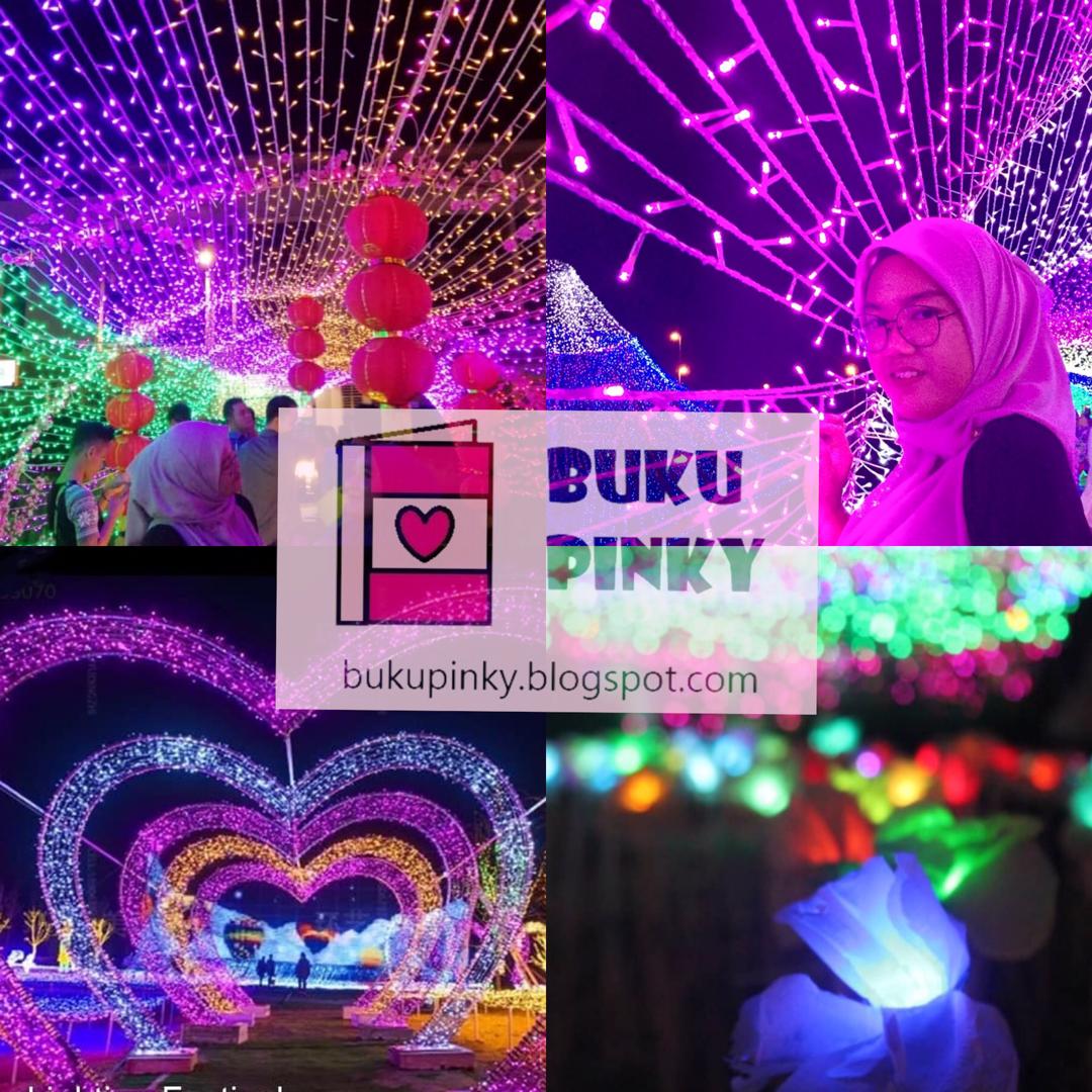 Buku Pinky Fantasy Lighting Festival Pertama di Kuching,Sarawak!