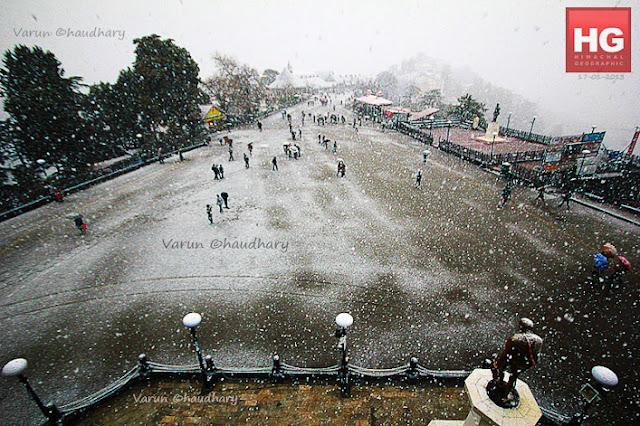 A white Christmas is referred to the presence of snow on Christmas Christmas Eve or Christmas Day depending on local tradition. This phenomenon is most common in the countries of the Northern Hemisphere. At the same time, Shimla always expects snow during the last week of December. Many of the folks reach Shimla to celebrate Christmas. Today Shimla has got snow and it seems that White Christmas is confirmed there. What about other parts of the world and who would witness the white Christmas in 2013?The definition of 'White Christmas' varies in different parts of the world. In most of the countries, it simply means that the ground is covered by snow on Christmas, but some countries have more strict definitions. In United States, people expect think layers of snow everywhere. In fact many of the countries have defined metrics to declare if it's a white Christmas or not. In UK, white Christmas simply means a complete covering of snow on Christmas Day... In the United Kingdom the most likely place to see snowfall on a Christmas Day is in North and North Eastern Scotland.In most parts of Canada it is likely to have a white Christmas every year, except for the coast and southern interior valleys of British Columbia, southern Ontario, southern Alberta, and parts of Atlantic Canada. Most part of Canada is already white and people are excited about white Christmas celebrations.This snow in Christmas not only creates excitement during Celebrations but also adds lot of fun thereafter. New Year celebrations with snow all around is one of the main excitement factors of White Christmas. It overall takes the excitement level high for a week at least, when most of the folks are busy in celebration Christmas & New Year. And everyone has different ways of celebrating Christmas in snow. Above photograph shows a enthusiastic biker riding on snow covered region during last week of December in Himalayan State of India - Himachal Pradesh.Although the term 'White Christmas' is usually referring to snow, if a significant hail accumulation occurs in an area on Christmas Day, which has happened in many of the areas in past including Melbourne. This results into white appearance of the landscape resembling snow cover, this can also be described as a White Christmas.Making Santa Claus of snow is one of the fun filled activity which kids enjoy the most. It's fun to make bigger Snowman and  dress him with red colored cap and a jacket to make him look like Santa. Now, caps comes with Santa masks, so it has become easy to make this snowman look like Santa. 10 year back, we had lot of fun celebrating Christmas on Ridge ground in Shimla, in front of Christ Church. A huge group of students made a 3-4 feel Santa Claus with fresh snow and lot of the folks were playing with snow-balls around it. What a celebration mood it was. Everyone around us was very cheerful with red noses due to chill around us :)For many of us, snow is synonymous with Christmas. Christmas cards, songs and movies all portray a 'white Christmas'. During my childhood, I used to think that when hills get snow, it's called as Christmas, because in most of the movies we have seen people celebrating Christmas either on grounds full of snow or parties in glass covered halls through which snowfall could be seen outside. However, for most parts of the United Kingdom, Christmas is right at the beginning of the period when it's likely to snow and at times it doesn't even happen. Looking at climate history, wintry weather is more likely between January and March than December and same applies to hilly regions of India.White Christmases were quite frequent in the 18th and 19th centuries and that where the expectations have set that Christmas almost every-time comes with snowfall. Over the decades, climate change has also brought higher average temperatures over land and sea and this generally reduced the chances of a white Christmas. I keep a closer track of snowfall in Shimla, which is one of the main celebration destination for Indians. Shimla hardly gets snowfall in last week of December, which used to happen many years ago. This year is very lucky that Shimla is alreadt white and folks are excited about the White Christmas in 2013 !!!In different parts of the world, people start tracking weather forecast to understand if white Christmas will happen or not. In fact, many of the local media channels start giving forecasts for different regions.White Christmas also comes with an opportunity for Travel enthusiats to move to the locations having snow and appropriate arrangements for celebrating Christmas or New year Eves. As an example, many of the Indian folks move towards Shimla, Manali or other towns to celebrate Christmas in snow. Today only Shimla has got snow and all hotel owners are excited to welcome more tourists to come to Shimla and enjoy the special festival in snow.Here we wish a White Christmas to everyone who is eagerly waiting for snow to come and add extra excitement to the celebrations. Merry Christmas !!!
