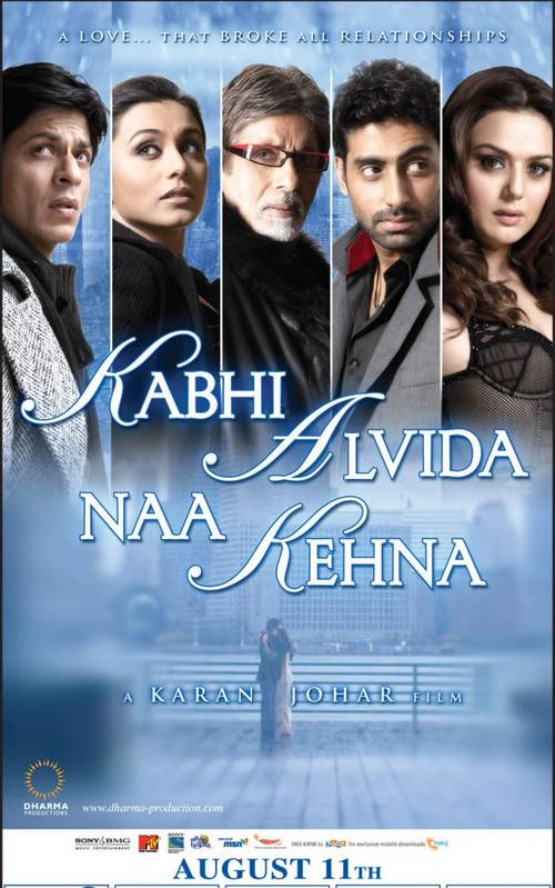 الفيلم الهندي الاسطورة Kabhi Alvida Na Kehna لأميتاب بتشان و شاروخان مترجم عربى ~ ماى اون وان