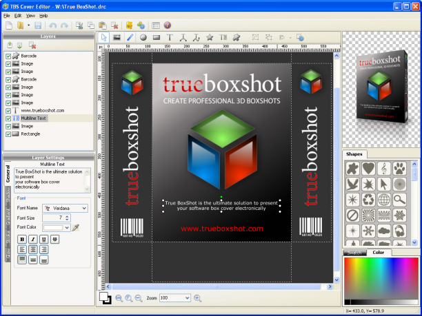 portable apps: TBS Cover Editor 2.5.3.324 Portable