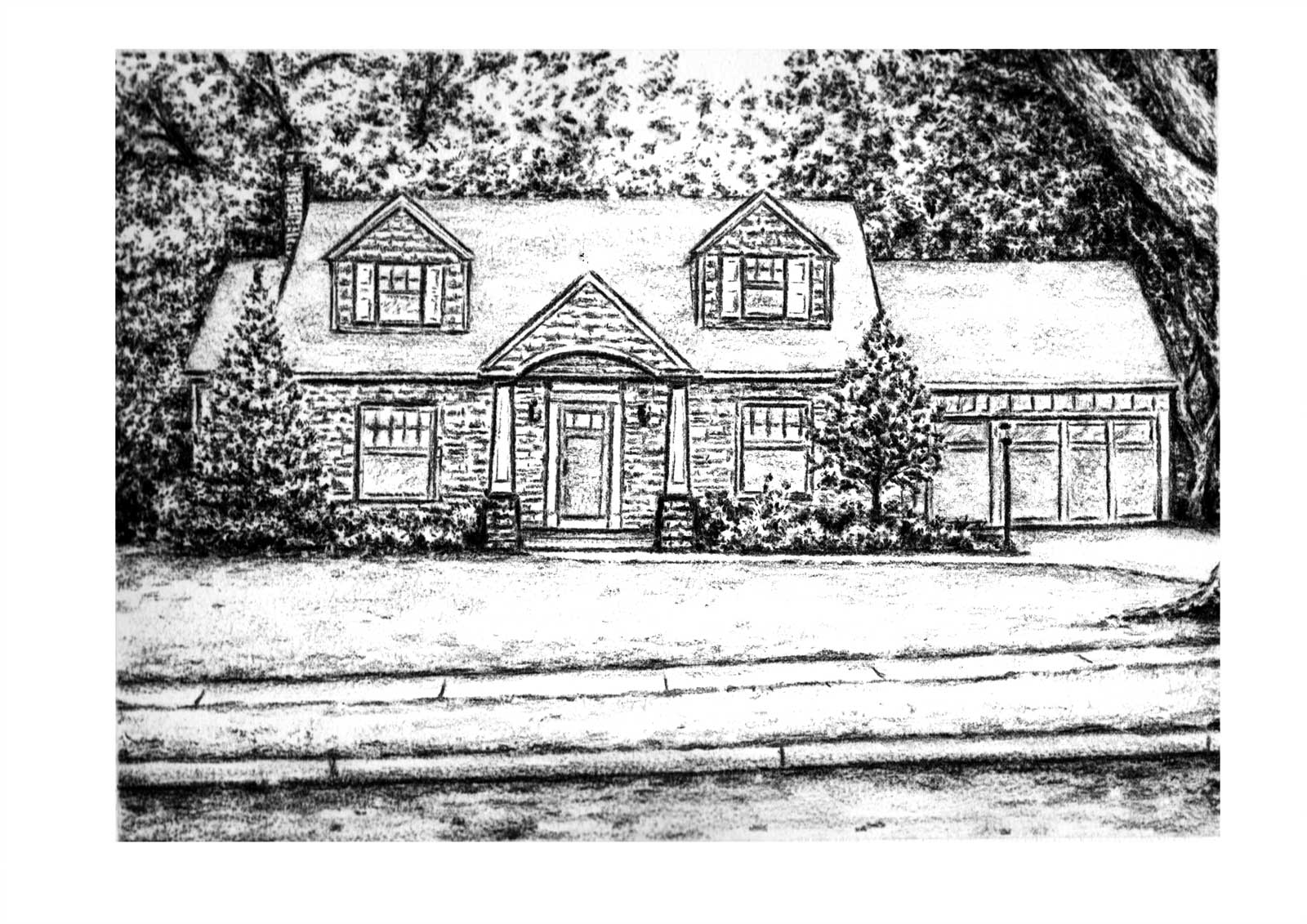 Kyle Frink Sketch Blog Charcoal House Commissions