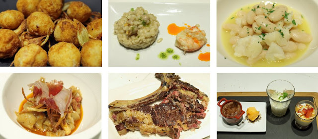 Menu degustación del Restaurante del Río, Cangas del Narcea