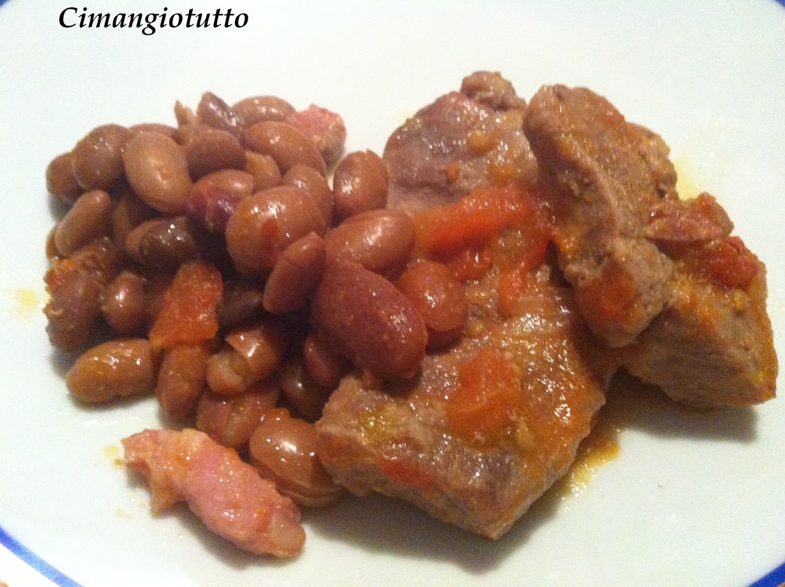 CiMangioTutto Maiale con i fagioli