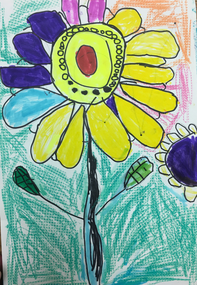 Kindergarten Van Gogh Sunflowers