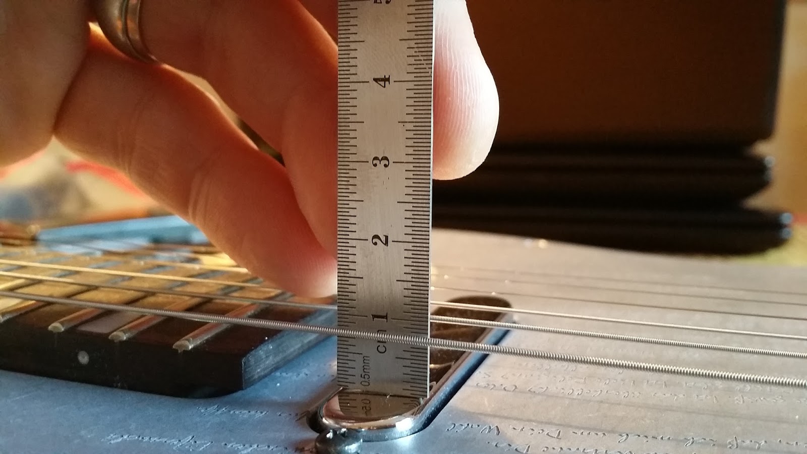 DIY Project Building a Partscaster Electric Guitar Adjusting the