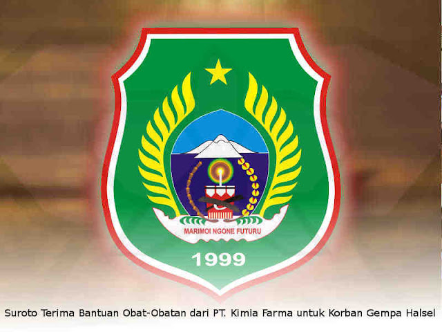 Suroto Terima Bantuan Obat-Obatan dari PT. Kimia Farma untuk Korban Gempa di Halsel Suroto Terima Bantuan Obat-Obatan dari PT. Kimia Farma untuk Korban Gempa di Halsel