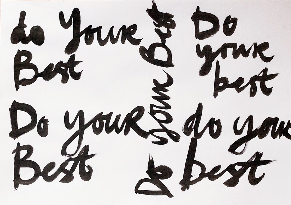brush script: do your best
