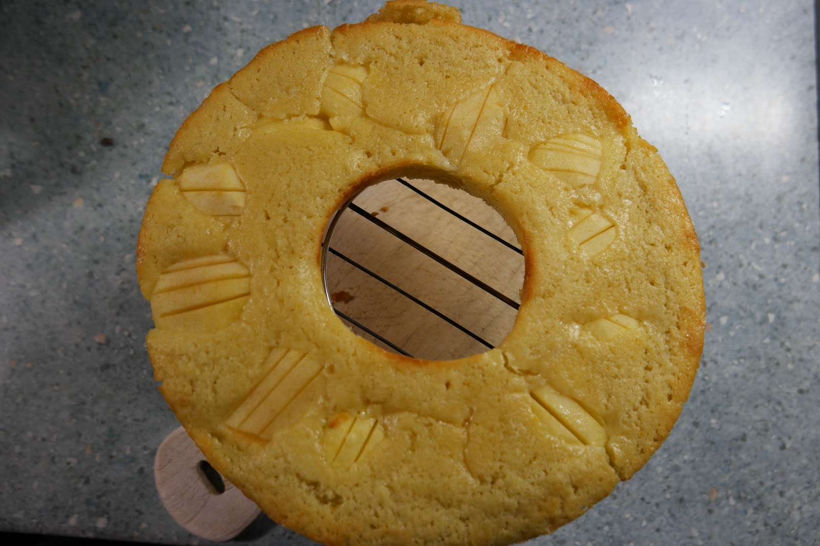 Genuss - immer &amp; überall: Apfelkuchen aus dem Omnia-Backofen