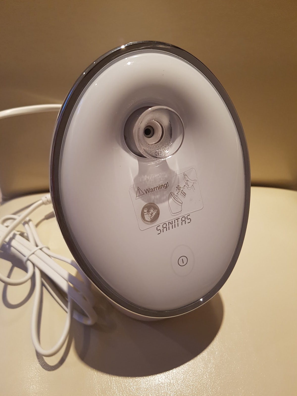 SKINCARE GADGETS FROM LIDL UK SANITAS IONIC FACIAL SAUNA AND SILVER