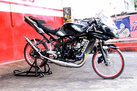 Kawasaki Ninja R150 Terbaru 2018 Modifikasi Drag Ninja R150