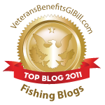 Top 75 Fishing Blogs 2011 Awards by VeteransBenefitsGIBill.com