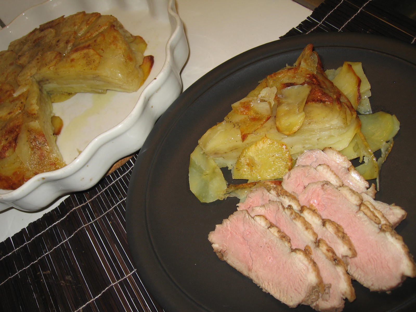 KC´s nu LCHF. Berberirapandebryst med Pommes Anna.