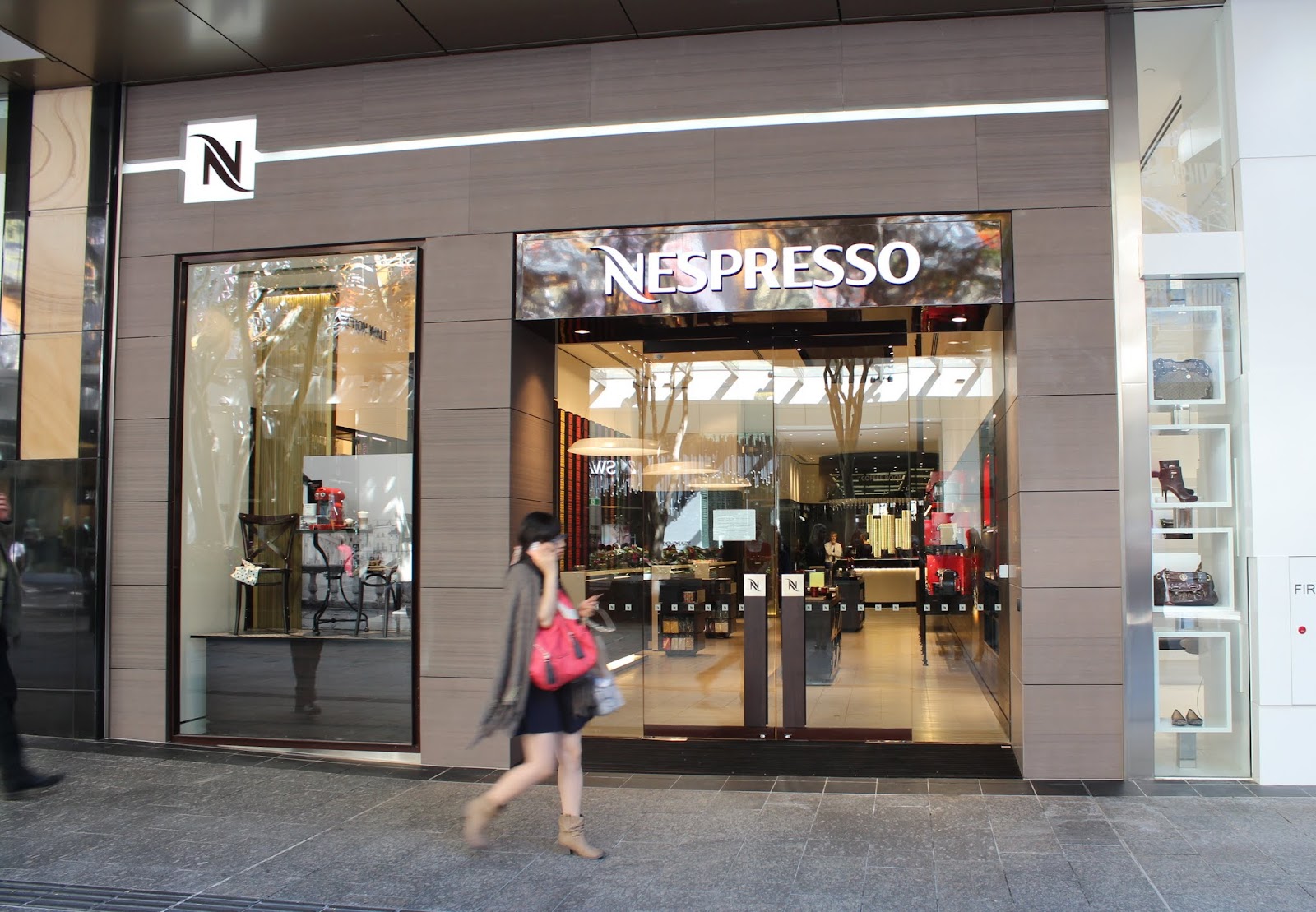 I went to Qld's first Nespresso Boutique and this is what I saw