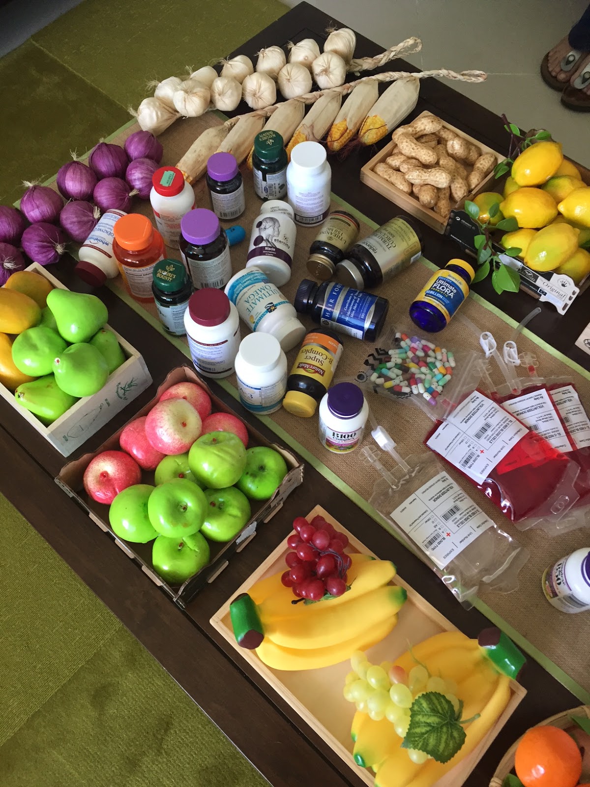 Butterflies and Bees Health, Food vs. Pills Party