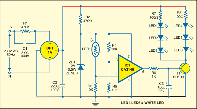 Simple Strip Led Lamp