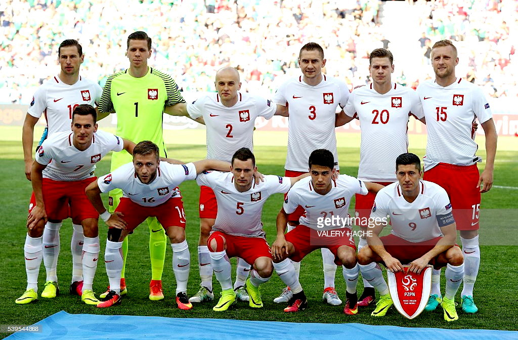 EQUIPOS DE FÚTBOL SELECCIÓN DE POLONIA en la Eurocopa 2016
